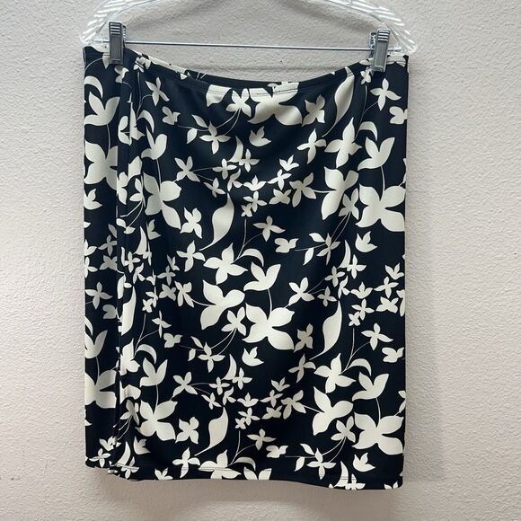 Y2K Apostrophe Mini Skirt SZ L Floral Print Sheer Pencil Whimsigoth Fairy Boho - Picture 3 of 4